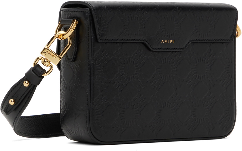AMIRI Black MA Quad Leather Crossbody Bag Amiri