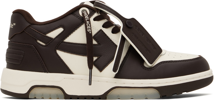 Photo: Off-White Brown & Off-White Out Of Office Sneakers