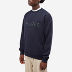 Palmes Men's Letters Crew Sweat in Navy