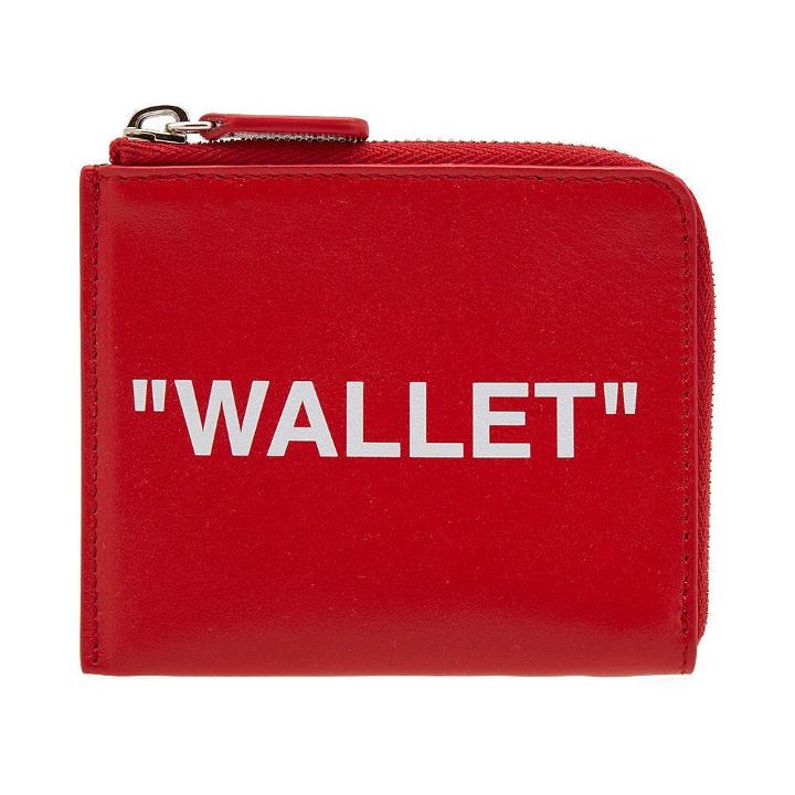 Photo: Off-White Quote Zip Wallet