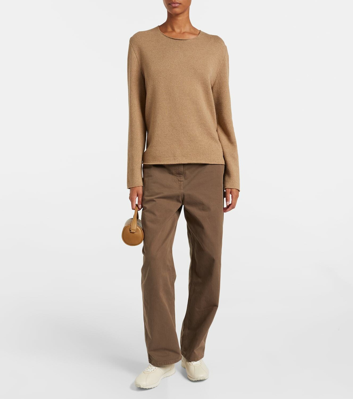 The Row Mica leather sneakers