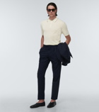 Orlebar Brown - Maranon ribbed-knit cotton polo shirt