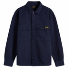Stan Ray Men's CPO Overshirt in Navy Bedford Cord