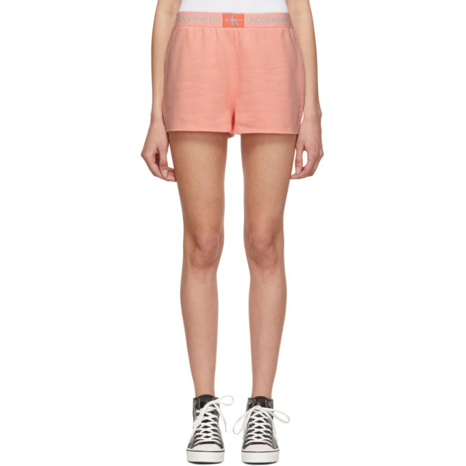 Photo: Calvin Klein Underwear Pink Monogram Shorts