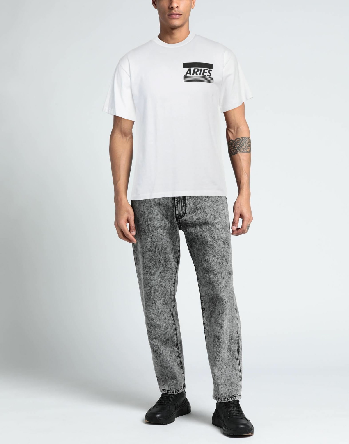 Aries Mens T-shirt in White