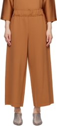 132 5. ISSEY MIYAKE Tan Outseam Trousers