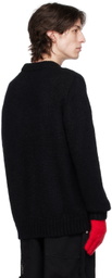 Charles Jeffrey Loverboy Black Gloves Sweater