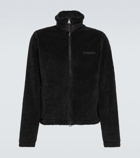 Burberry - Embroidered high-neck fleece jacket