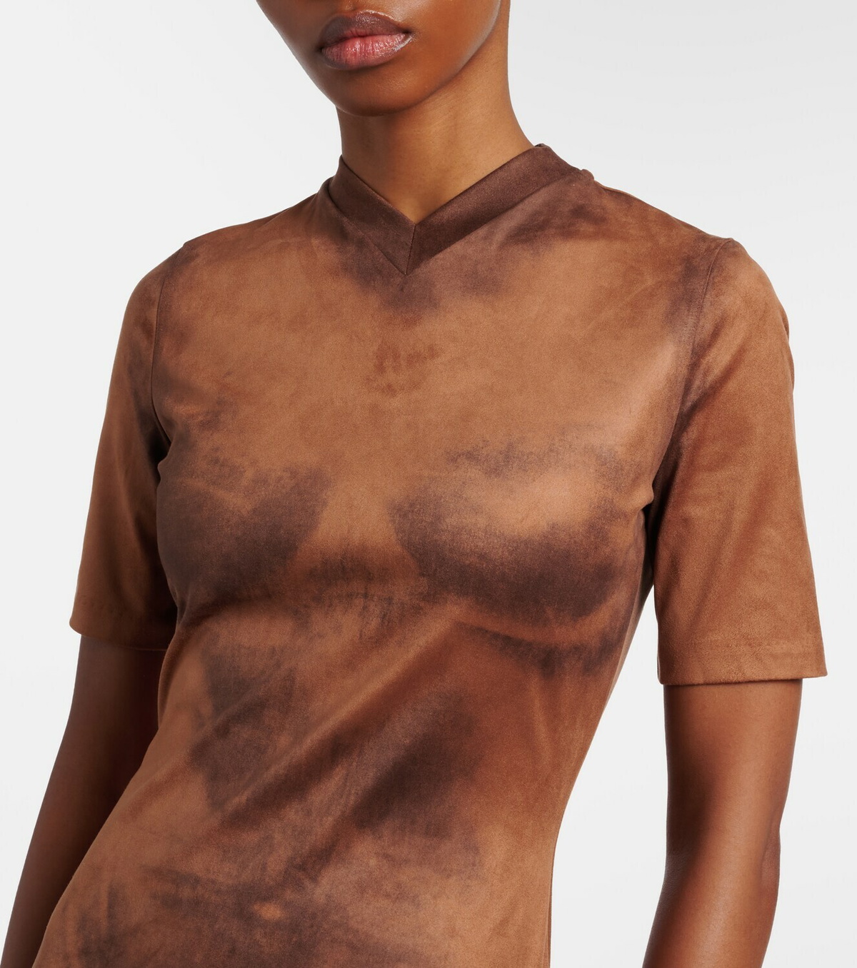 Acne Studios Dueda trompe-l’œil maxi dress