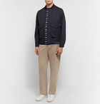 Theory - Caz Stretch-Cotton Twill Trousers - Beige