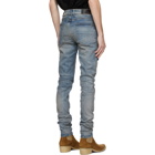 AMIRI Blue Varsity Patch Jeans