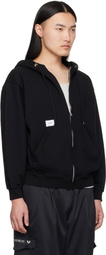 WTAPS Black Throwdy Zip Hoodie