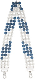 Stefan Cooke Blue & White Button Belt