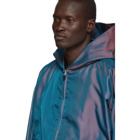 Fear of God Blue Nylon Iridescent Full-Zip Jacket