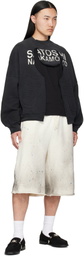 Satoshi Nakamoto Black Bone Crewneck Sweatshirt