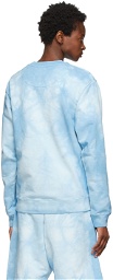 Martine Rose Blue Dye Classic Crew Sweatshirt