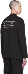 Martine Rose Black Printed Long Sleeve T-Shirt