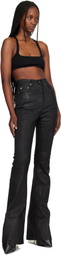 Rick Owens DRKSHDW Black Temple Bolan Bootcut Jeans