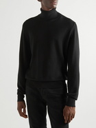 TOM FORD - Mulberry Silk Rollneck Sweater - Black