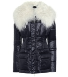 Unravel - Faux-fur and leather-trimmed jacket