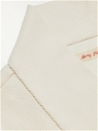 KAPITAL - Shawl-Collar Waffle-Knit Cotton Cardigan