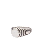 MAOR Men's Lira Small Square Ring in Silver