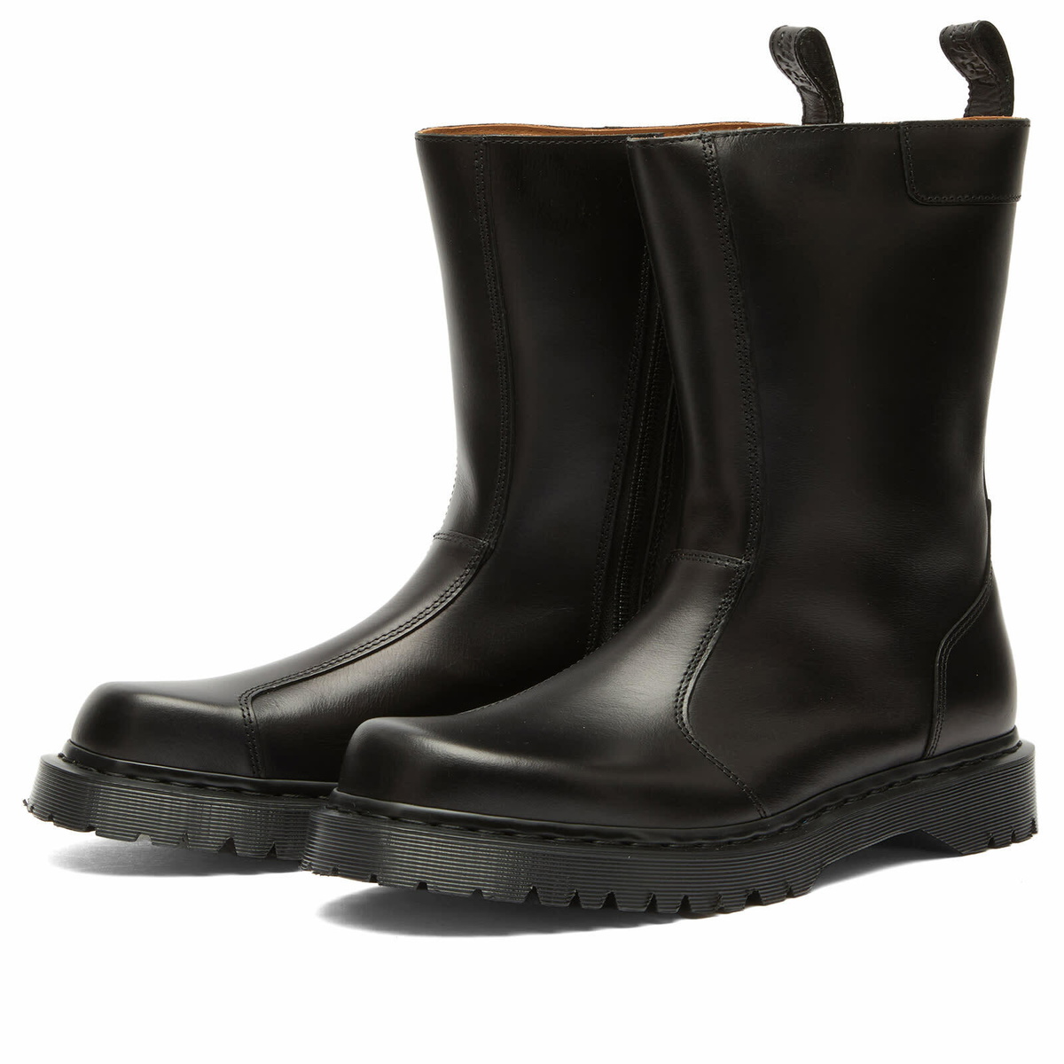 Dr. Martens Women's Rejena Mid Boot in Black Old Harness