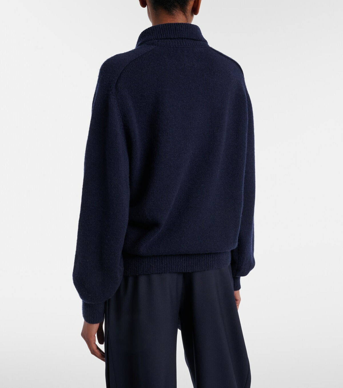 Khaite Jackson wool and cashmere polo sweater