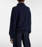 Khaite Jackson wool and cashmere polo sweater