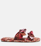 Zimmermann Carousel printed espadrille slides