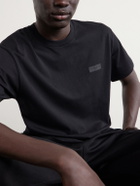 Givenchy - Logo-Appliquéd Cotton-Jersey T-Shirt - Black