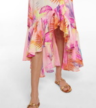 Camilla Printed silk midi dress