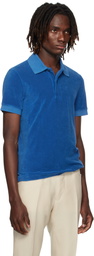 TOM FORD Blue Towelling Polo
