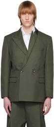 Marina Yee Khaki Origami Blazer