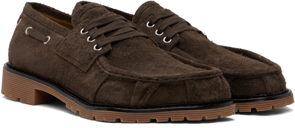 Magliano Brown Barchino Monster Boat Shoes Magliano