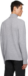 Officine Générale Gray Seamless Turtleneck