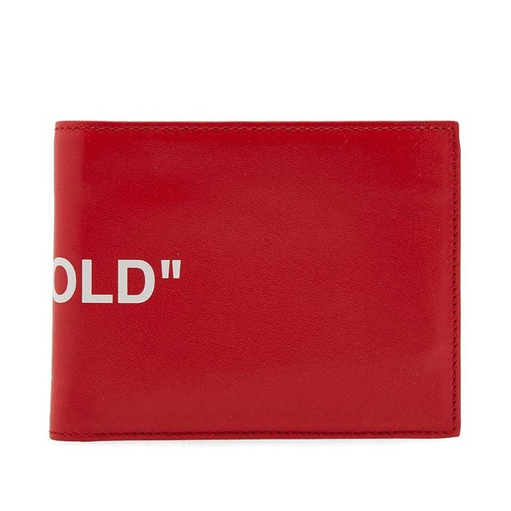 Photo: Off-White Quote Billfold Wallet