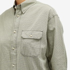 Gramicci Women's Checkered Stance Shirt in Sierra Check Mint