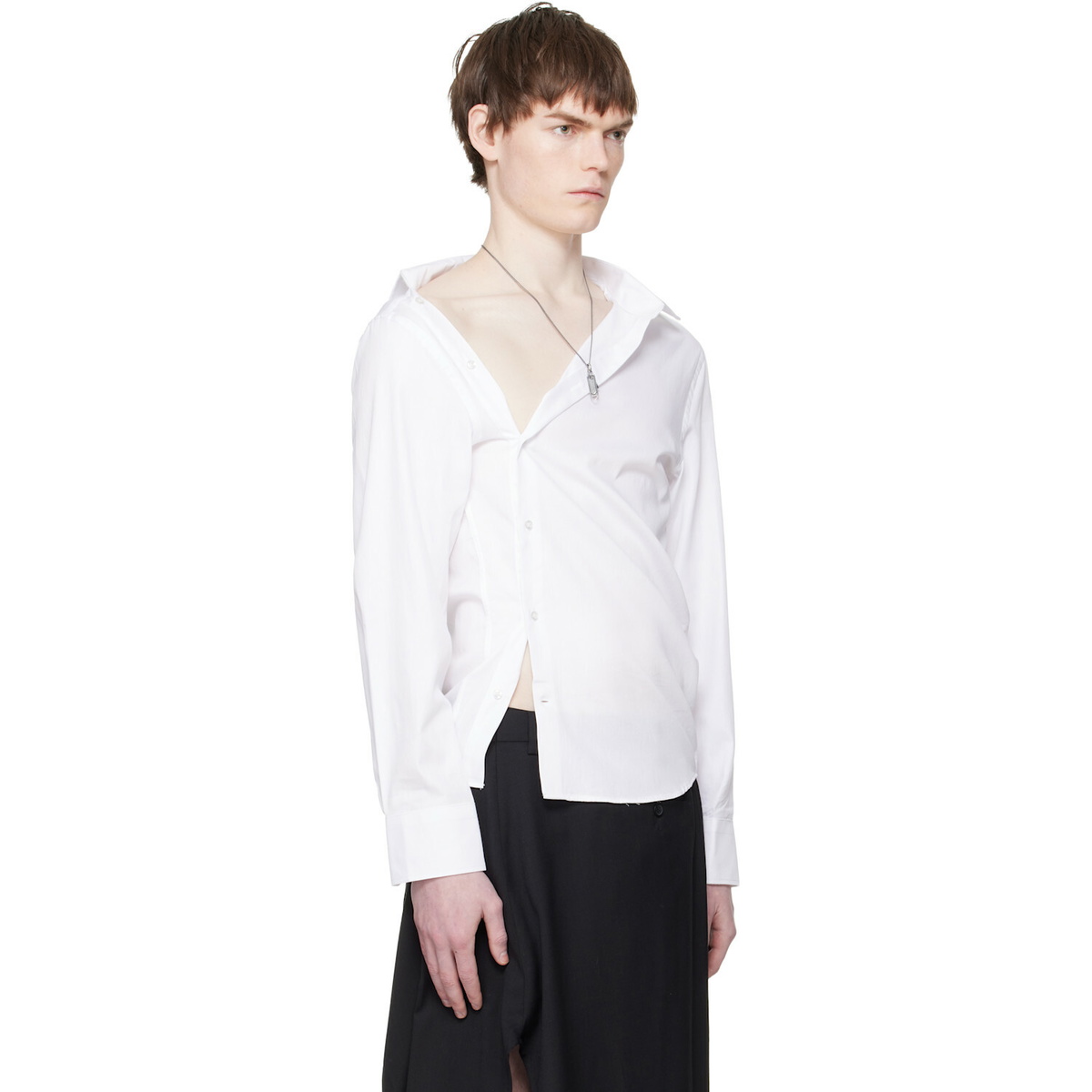 HODAKOVA White Asymmetric Shirt