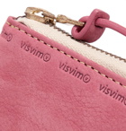 visvim - Nubuck Zip-Around Wallet - Men - Pink