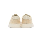 Common Projects Tan Suede Contrast Achilles Low Sneakers