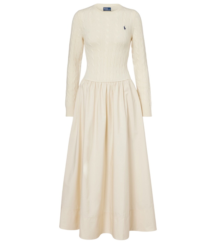 Photo: Polo Ralph Lauren Cotton and wool-blend maxi dress