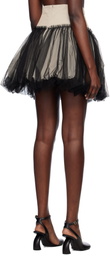 Renaissance Renaissance Gray Qajar Tulle Miniskirt