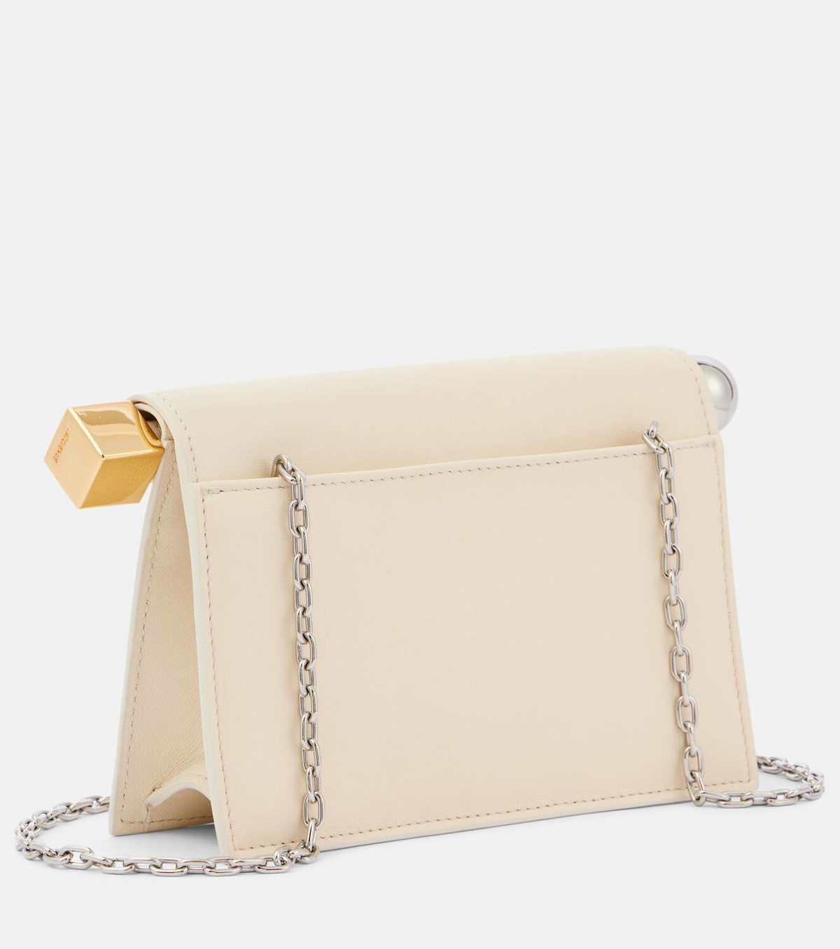 Jacquemus La Petite Pochette Rond Carré leather clutch