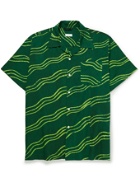 Post-Imperial - Camp-Collar Printed Cotton Shirt - Green