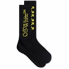 Off-White Men's Arrow Bookish Socks in Black