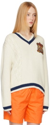 Thames MMXX Beige Knit Rathbone Sweater