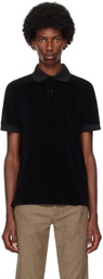 TOM FORD Black Towelling Polo