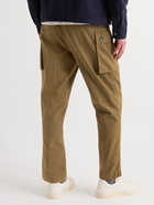 OFFICINE GÉNÉRALE - Maxence Belted Garment-Dyed Cotton Cargo Trousers - Green