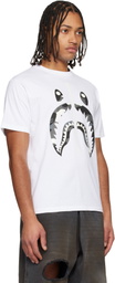 BAPE White City Camo Shark T-shirt